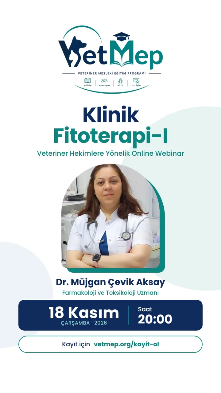 Klinik Fitoterapi-I – Online Webinar – 18 Kasım 2026, 20:00 – Kayıt için tıklayın
